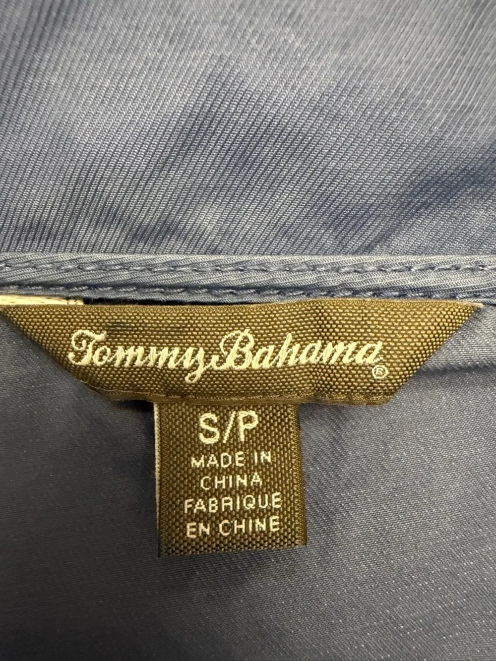 Tommy Bahama navy blue rain/trench coat - size S - Picture 4 of 9